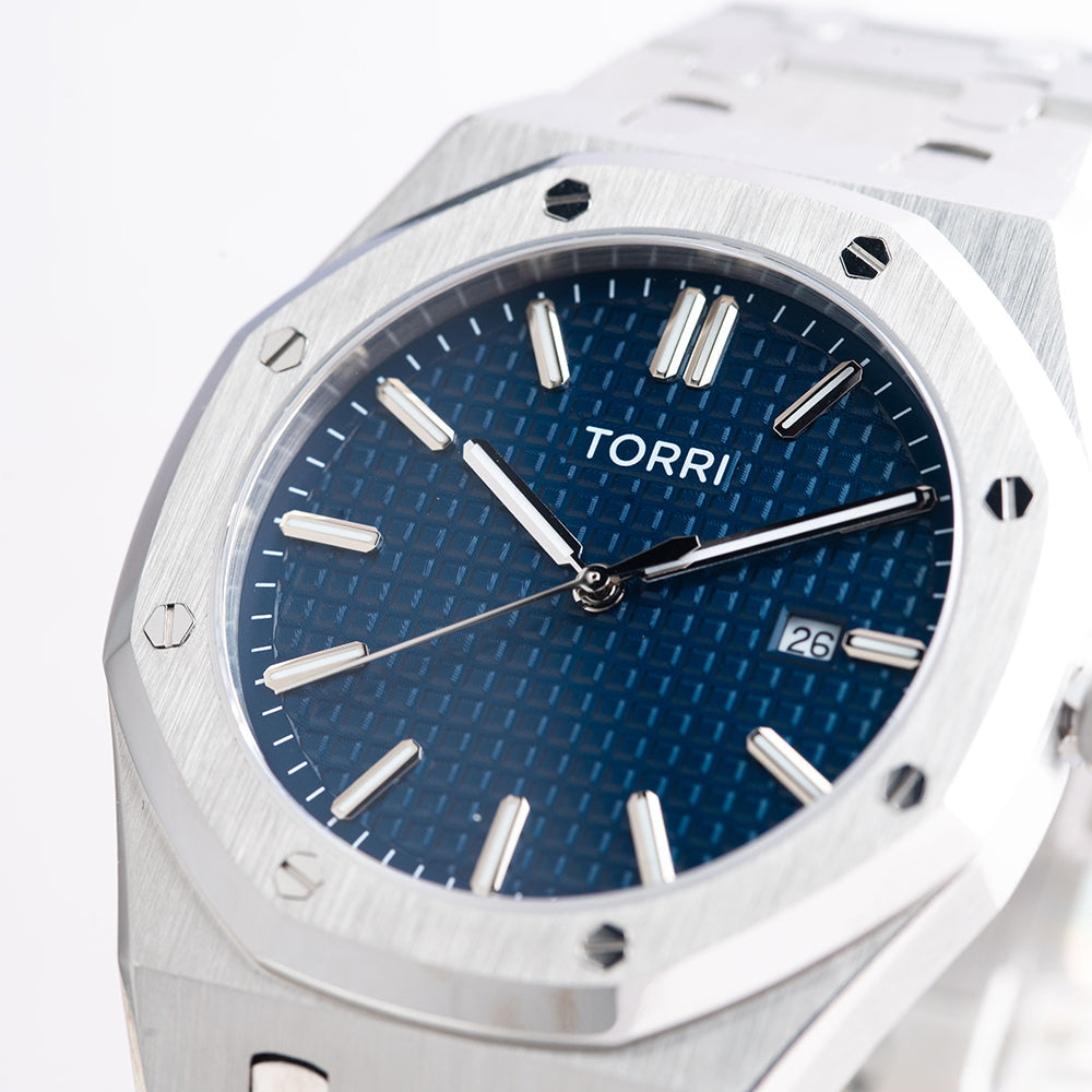 Men 41mm Blue Watch