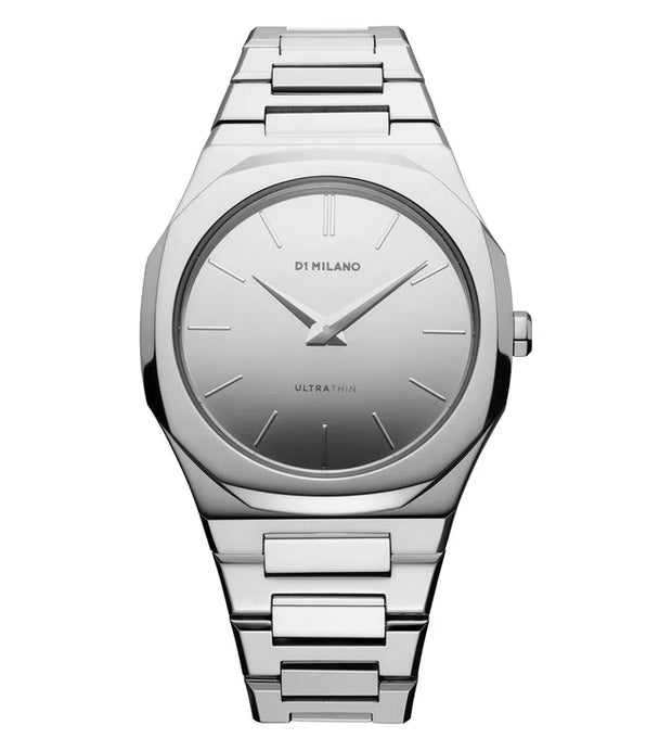 Unisex Ultra Thin Silver Watch