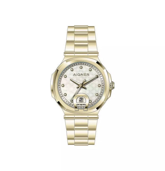 Taviano 2 Men 32mm Stainless Steel White Dial Watch