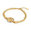 Camille Two Tone Bracelet