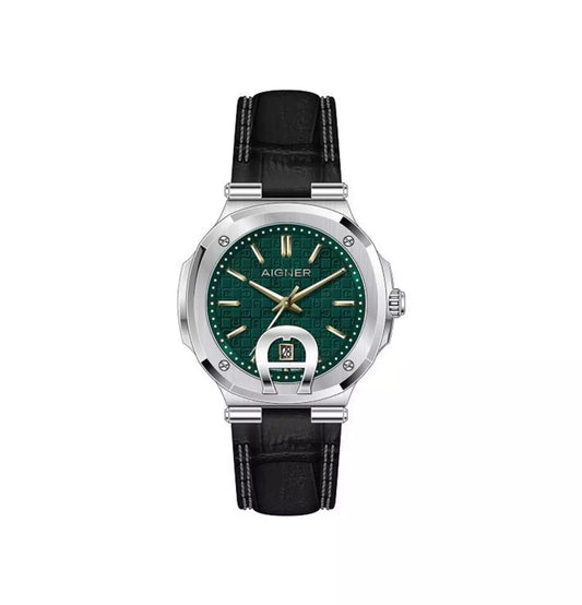 Taviano 2 Men 43mm Stainless Steel Green Dial Watch