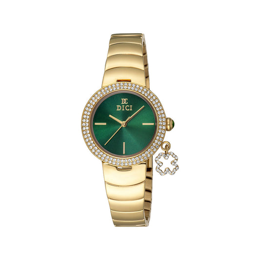 Charme Women Green Stainless Steel Watch
