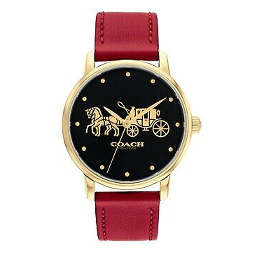 Grnd Women Black Quartz/Analog Watch