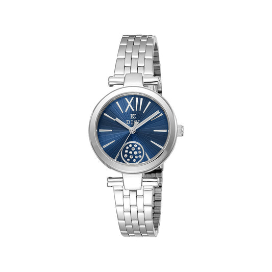 Perla Women Navy Stainless Steel Watch